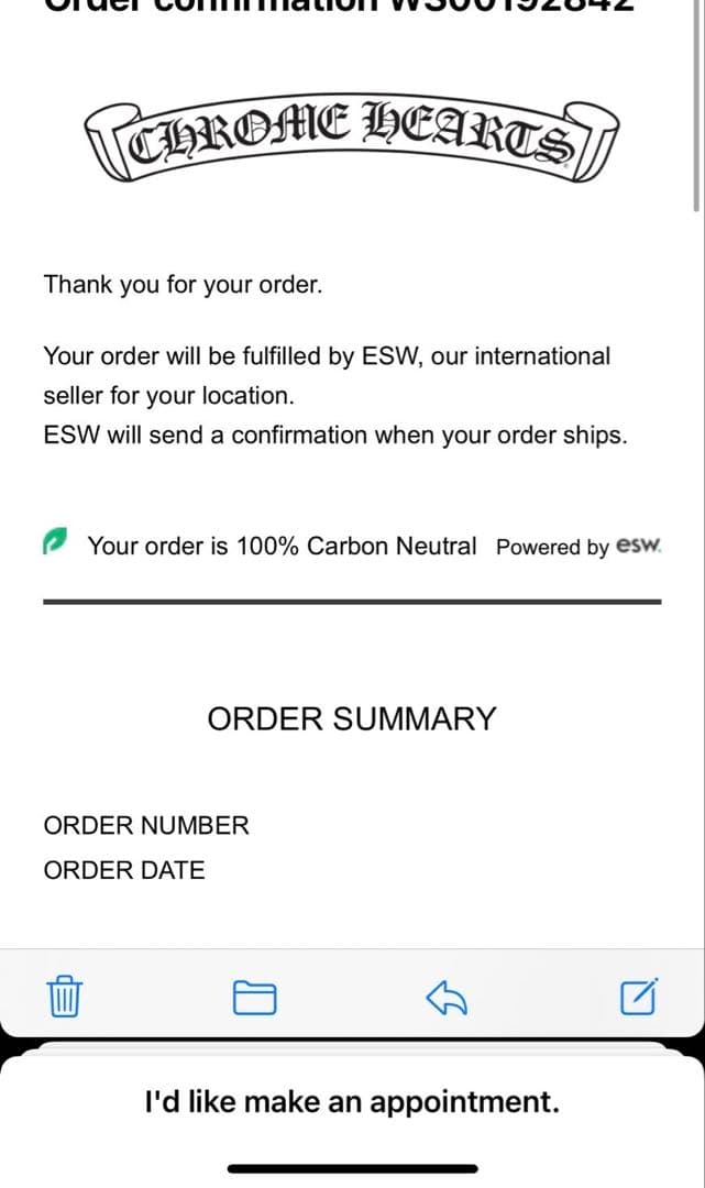 Chrome Hearts クロムハーツ Tシャツ　L