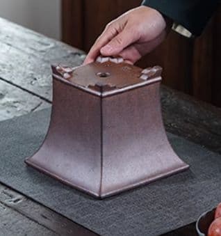 宜興紫砂鉢 四方盆 盆栽鉢 植木鉢 小品盆栽鉢 大品盆栽鉢