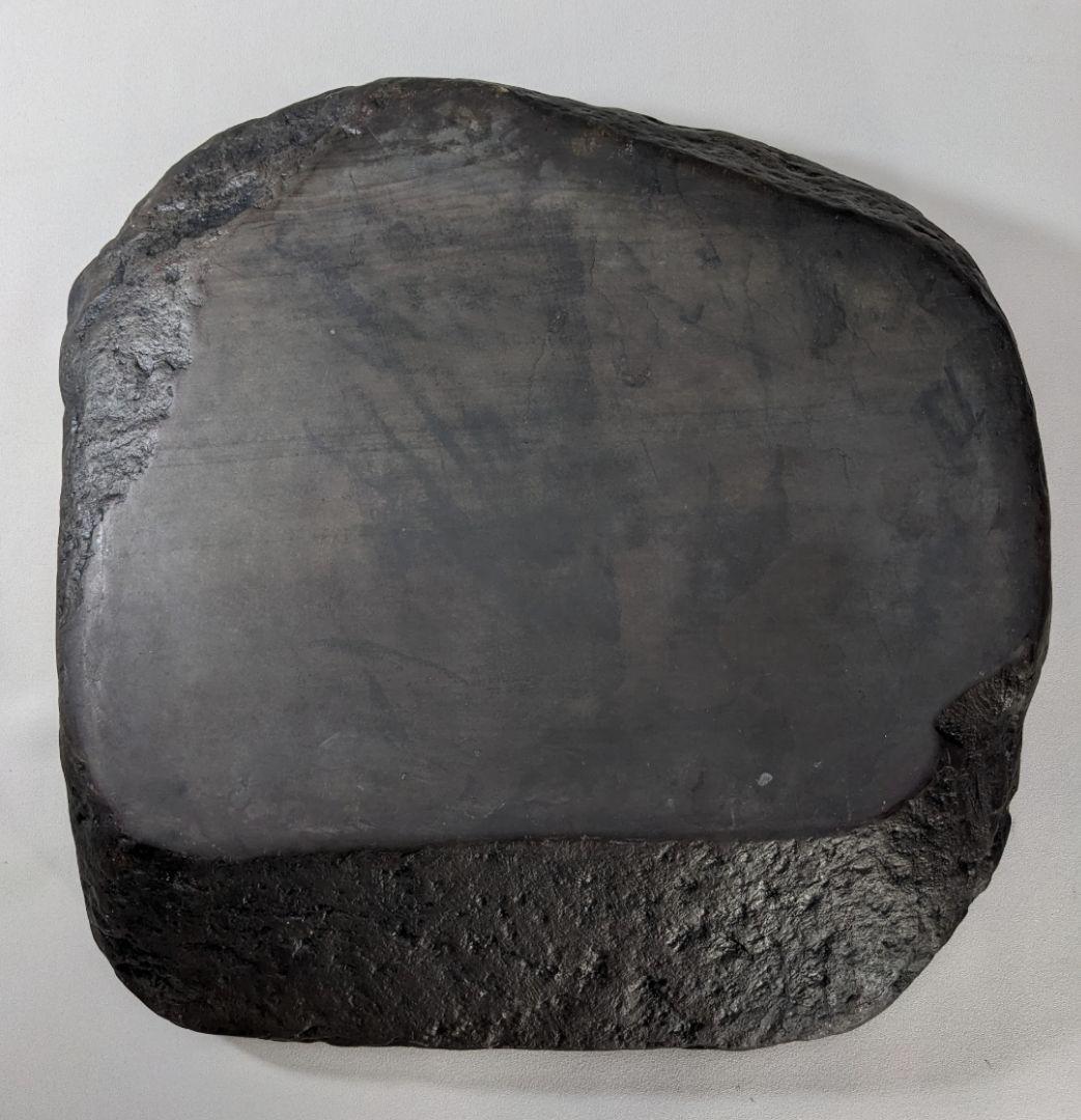 中国端渓硯　超特大硯　石紋　石斑　鋒鋩（ほうぼう）　馬肝色　骨董　書道具　希少品