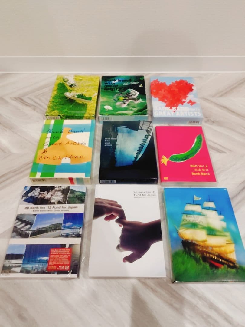 【まとめ売り】Bank Band DVD9枚セット