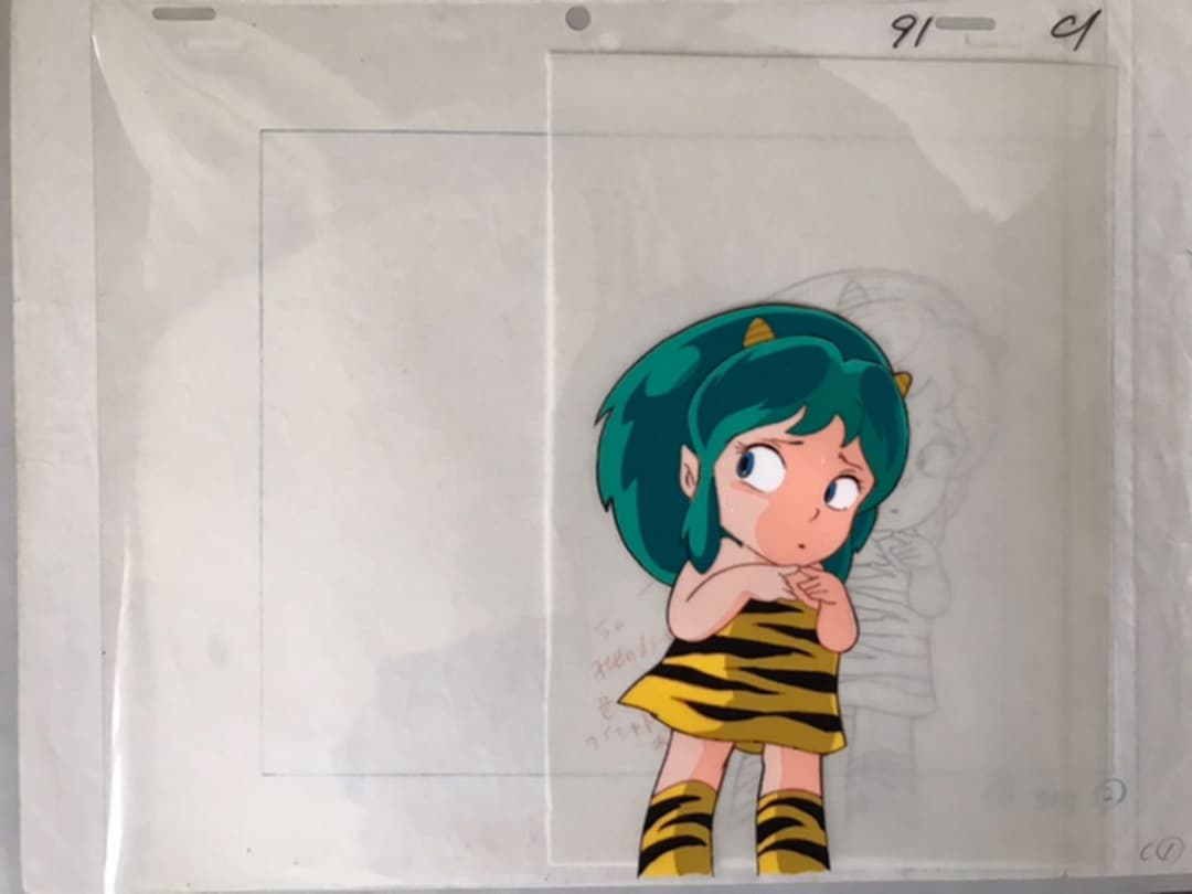 うる星やつら　セル画3枚　昭和レトロ　当時物