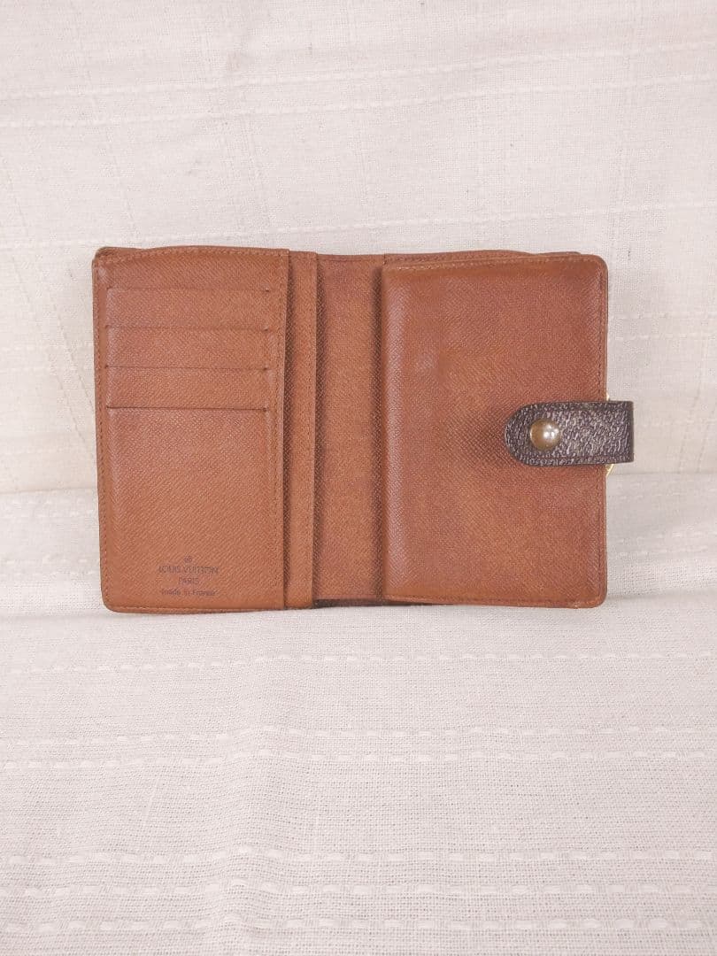 極美品 ルイヴィトン ポルト モネ ヴィエノワ モノグラム がま口折り財布