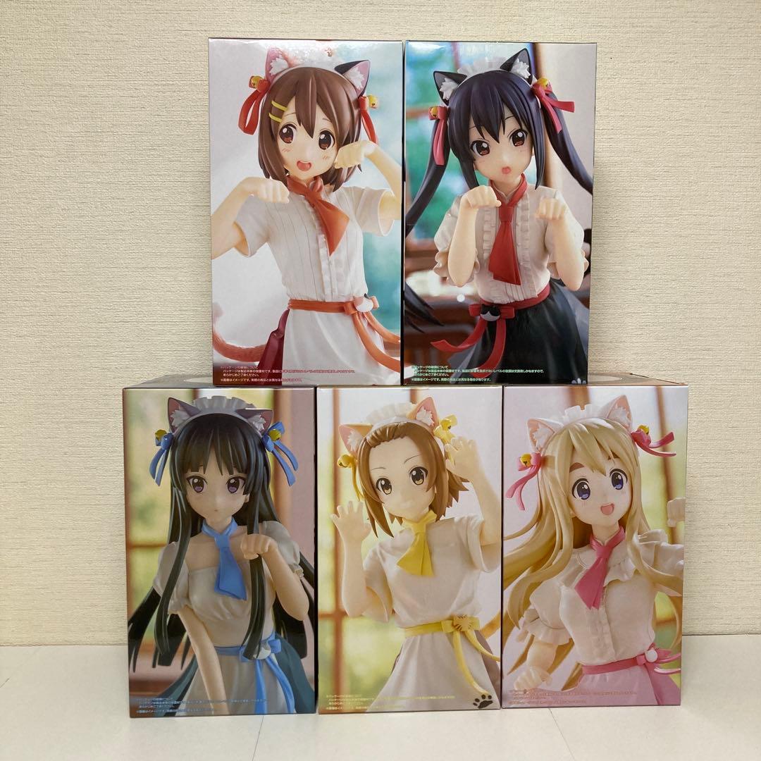 【未開封】けいおん!Trio-Try-iT Figure 唯・梓・澪・律・紬