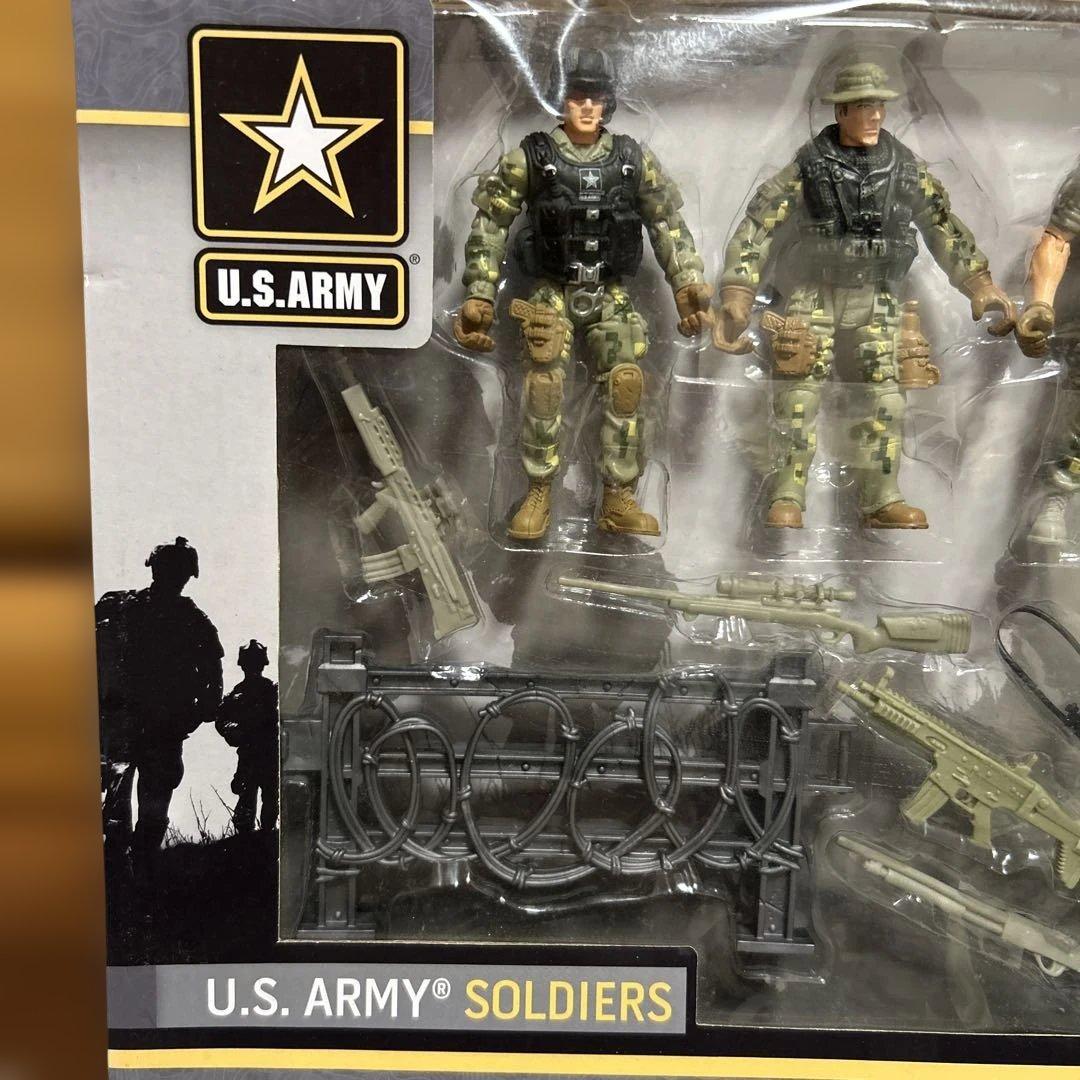 ミリタリー・アメリカ陸軍兵士 4体パック フル可動フィギュア