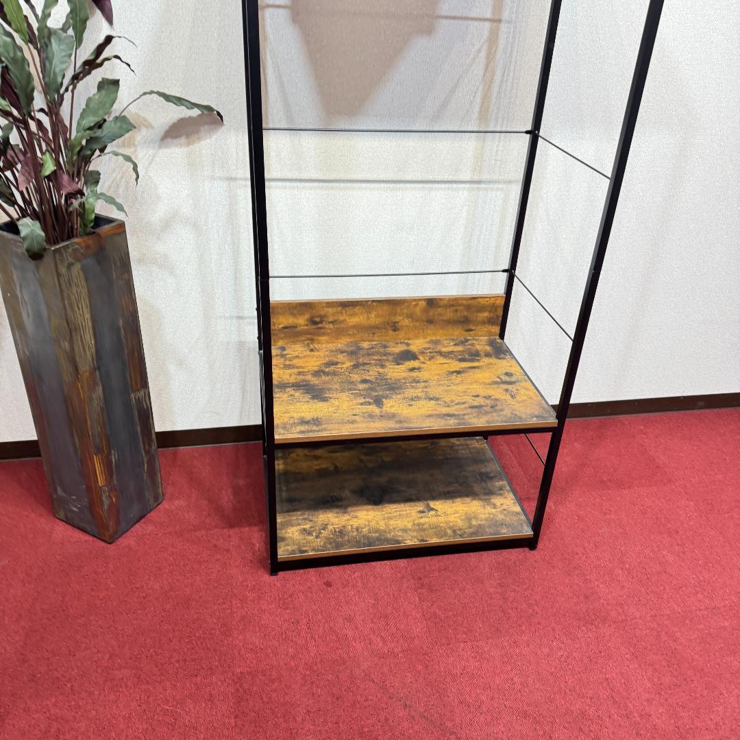 東京23区送料無料　モデルハウス展示品　ニトリ　ハンガーラック　Nステイン