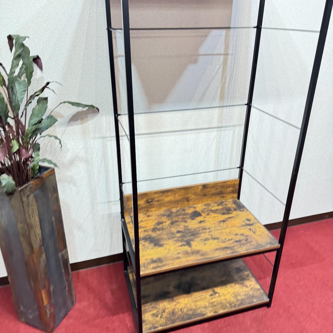 東京23区送料無料　モデルハウス展示品　ニトリ　ハンガーラック　Nステイン