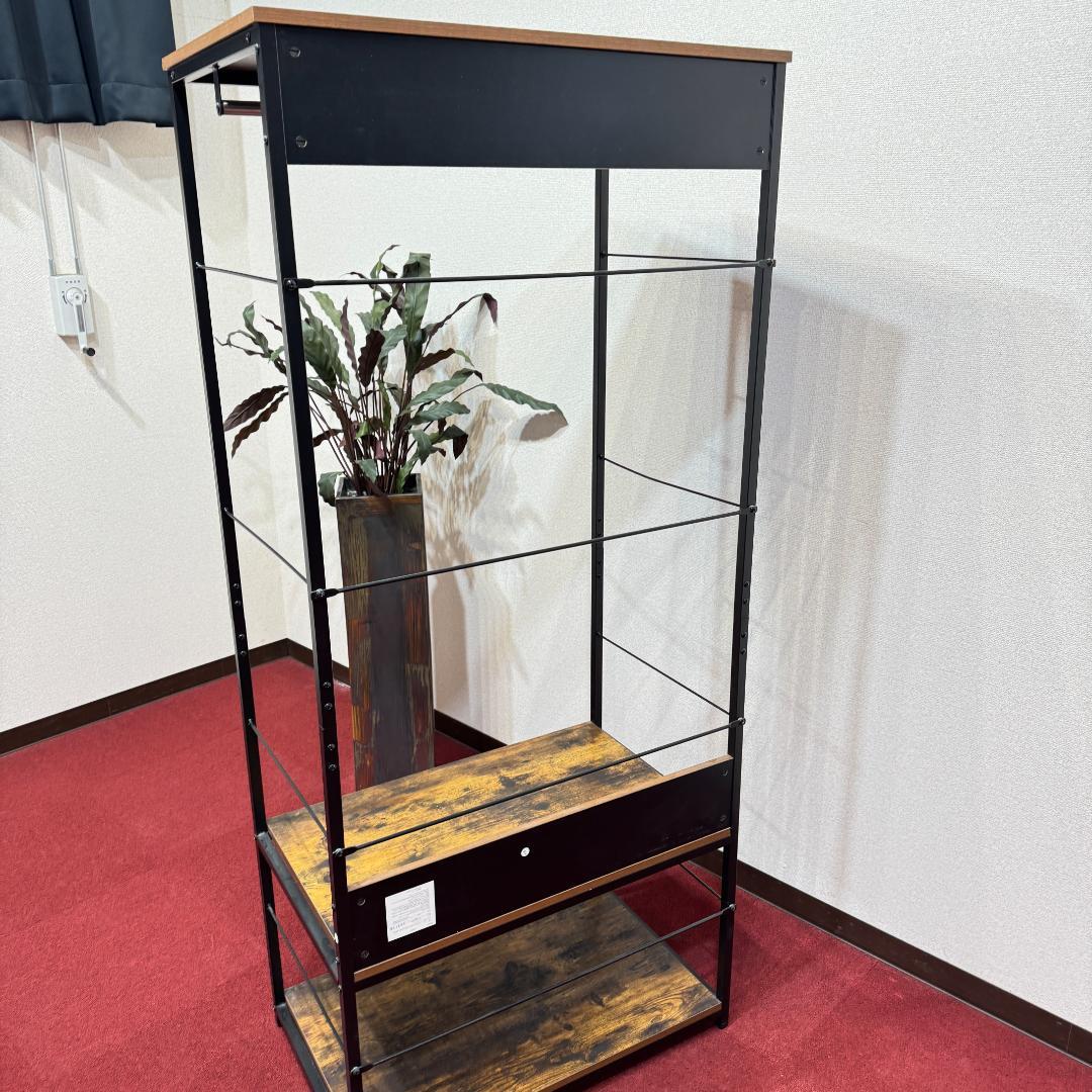 東京23区送料無料　モデルハウス展示品　ニトリ　ハンガーラック　Nステイン