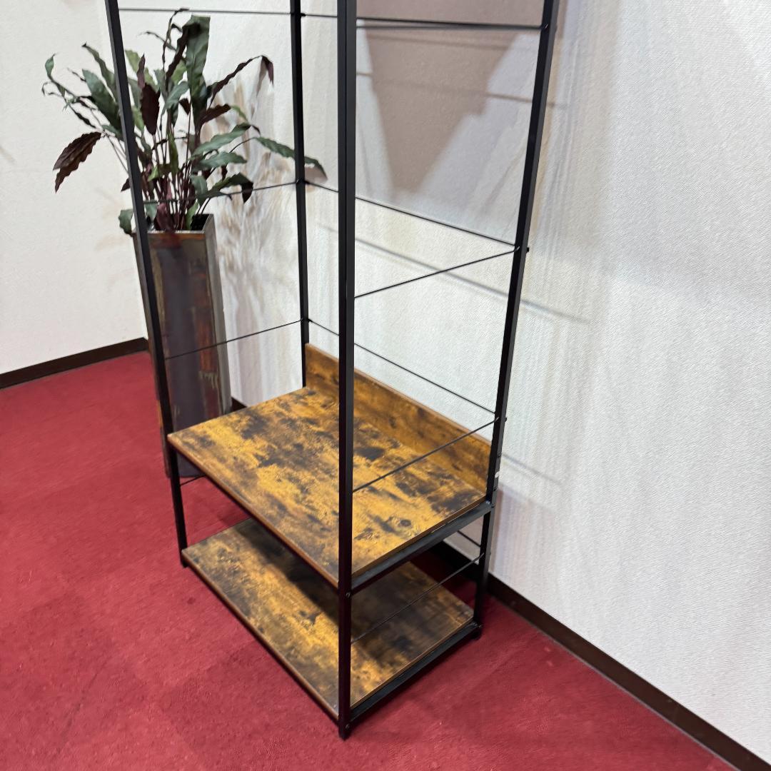 東京23区送料無料　モデルハウス展示品　ニトリ　ハンガーラック　Nステイン