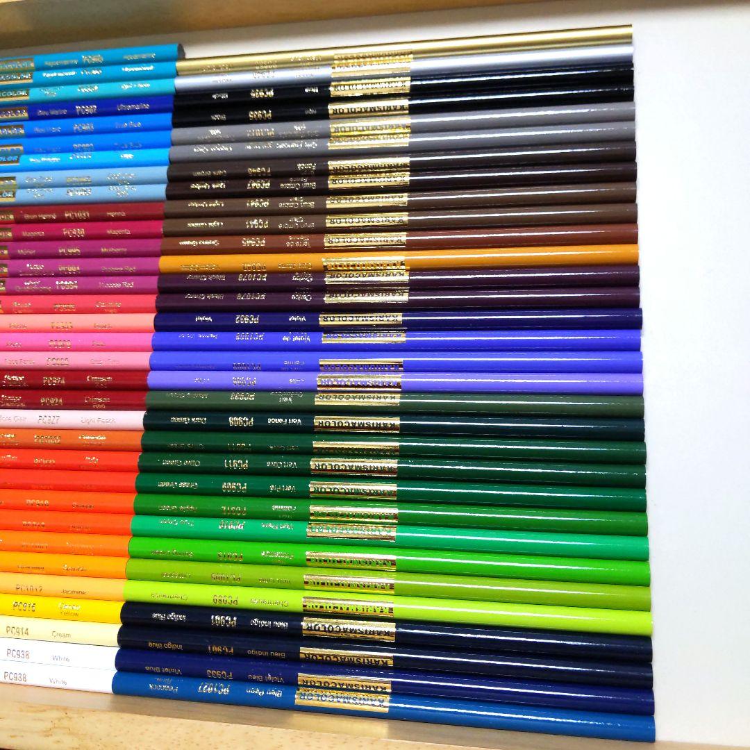 新品未使用　色鉛筆【カリスマカラー】51色、65本　廃盤