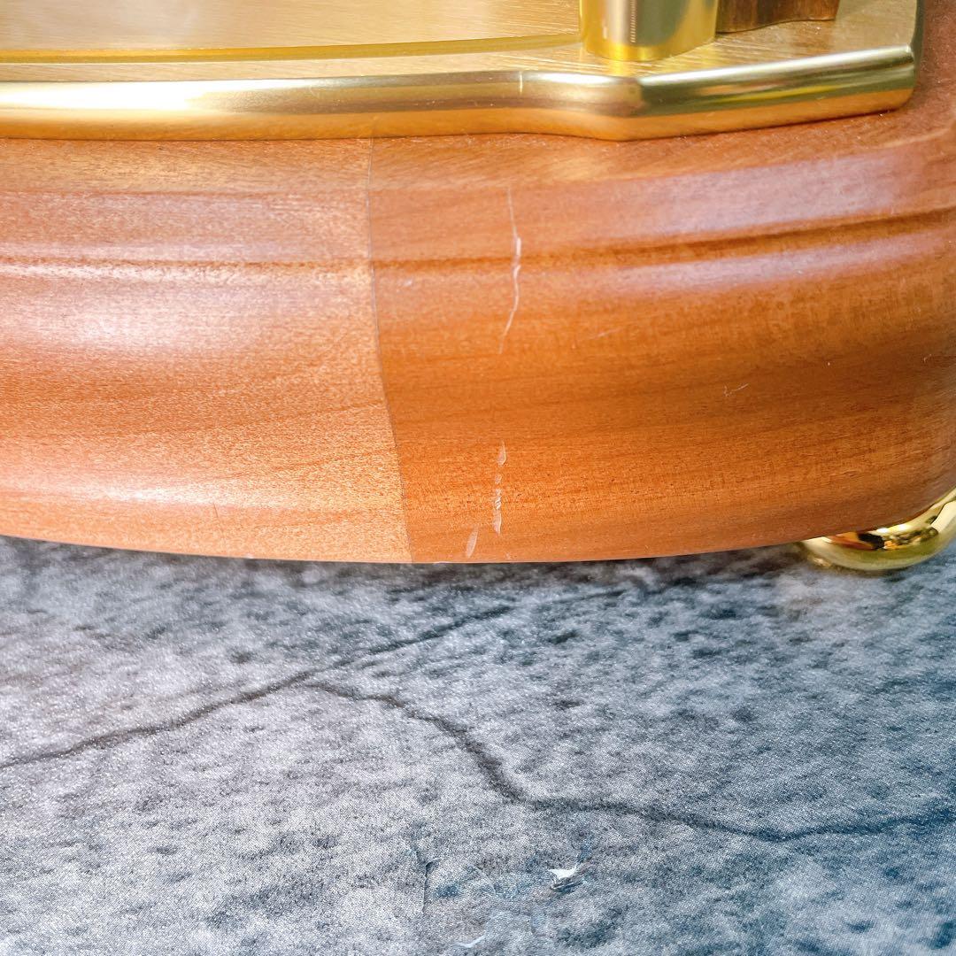 【希少美品】SEIKO エンブレム HW806B 置時計　セイコー　定価14万