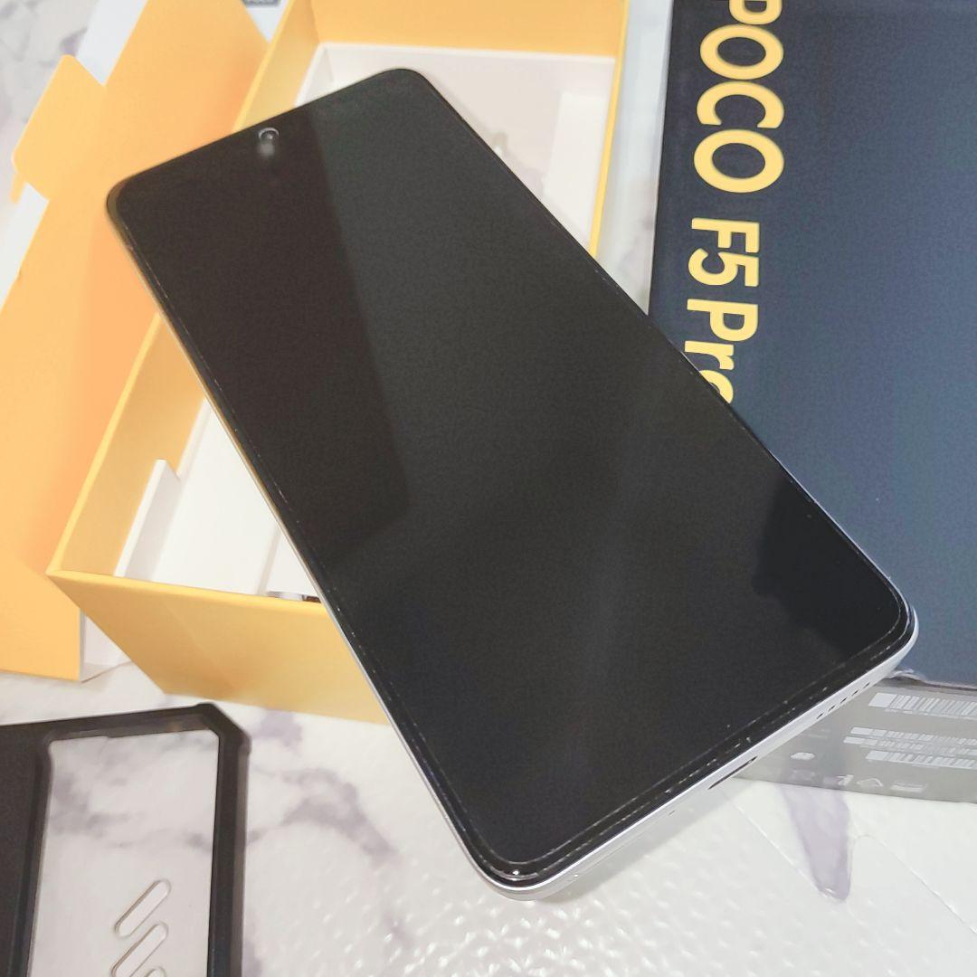 POCO❤F5❤PRO❤8GB❤256GB❤ホワイト❤❤美品❤ゲーミングスマホ