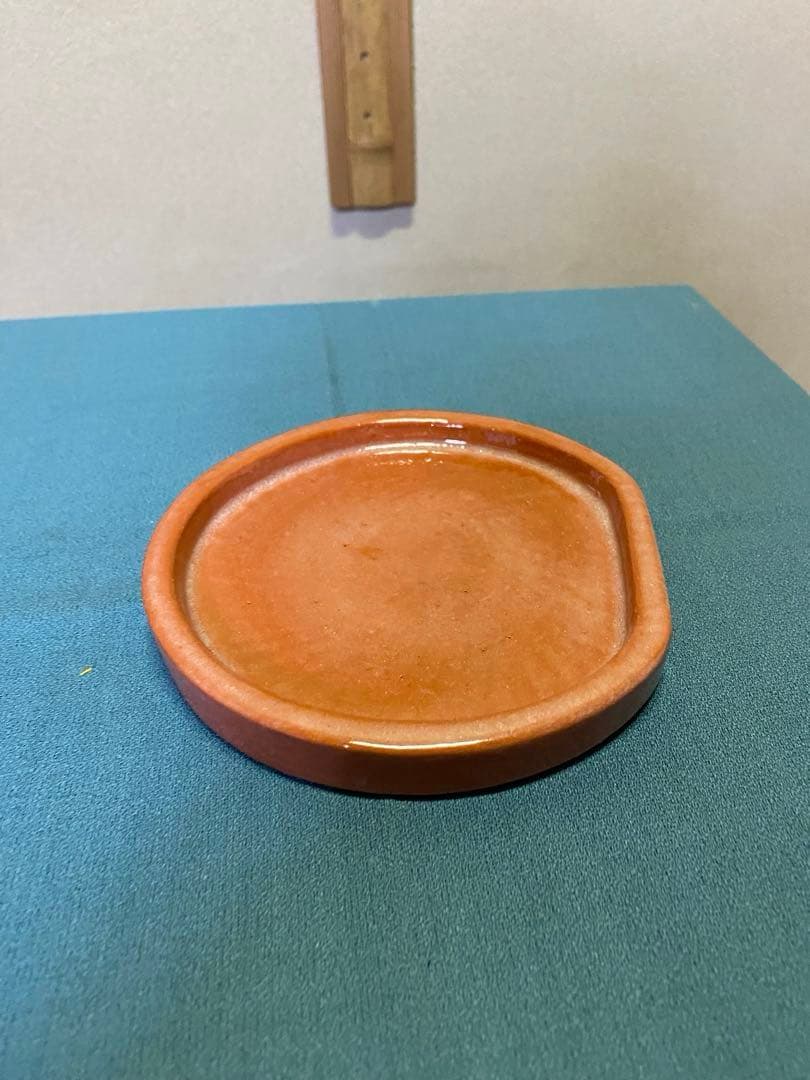 茶道具/夜咄道具 雀瓦 赤楽 利休形 松楽窯