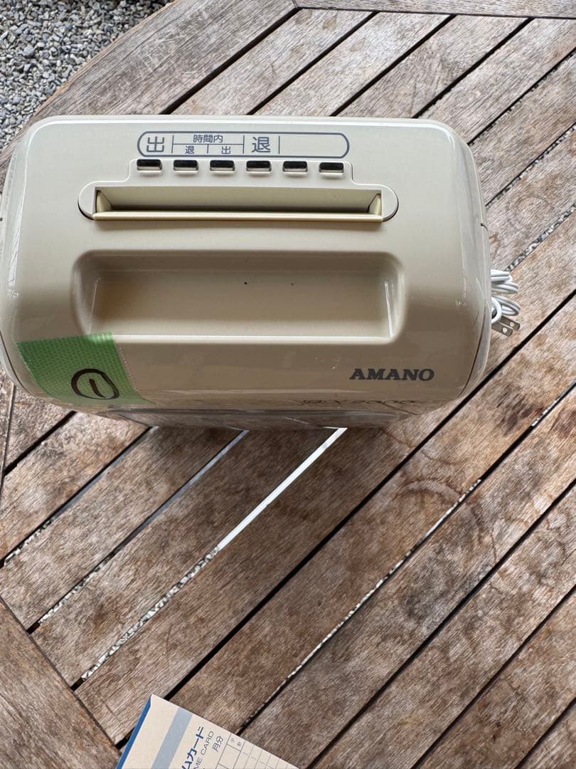 アマノ　タイムレコーダー　BX2000 used