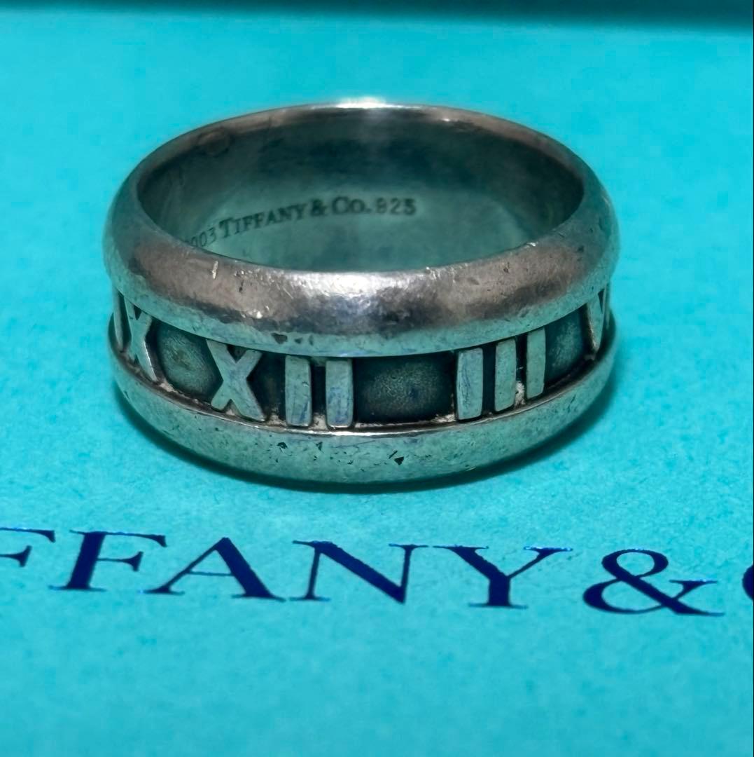 Tiffany アトラスリング 15号 シルバー925 オールドティファニー