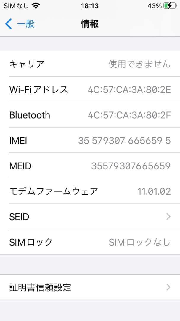 docomo iPhone SE 第1世代 64GB シルバー