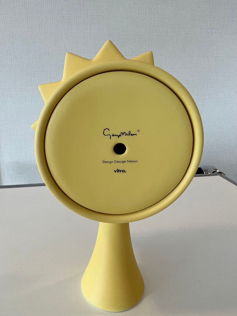 Vitra:Ceramic Clocks(セラミック クロック)イエロー 置時計