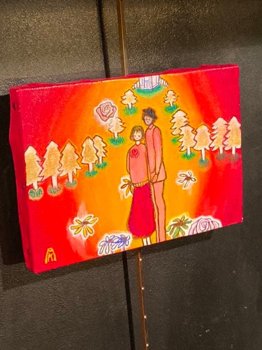 【アクリル画】商品名　「ラブソング」未使用品　限定品