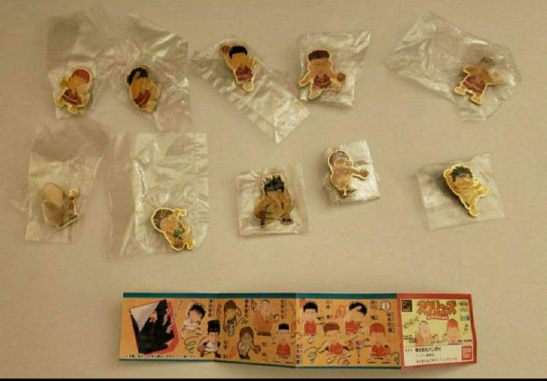 スラムダンク バンダイ バッジ スクリューズ 10 フル コンプリート 説明書