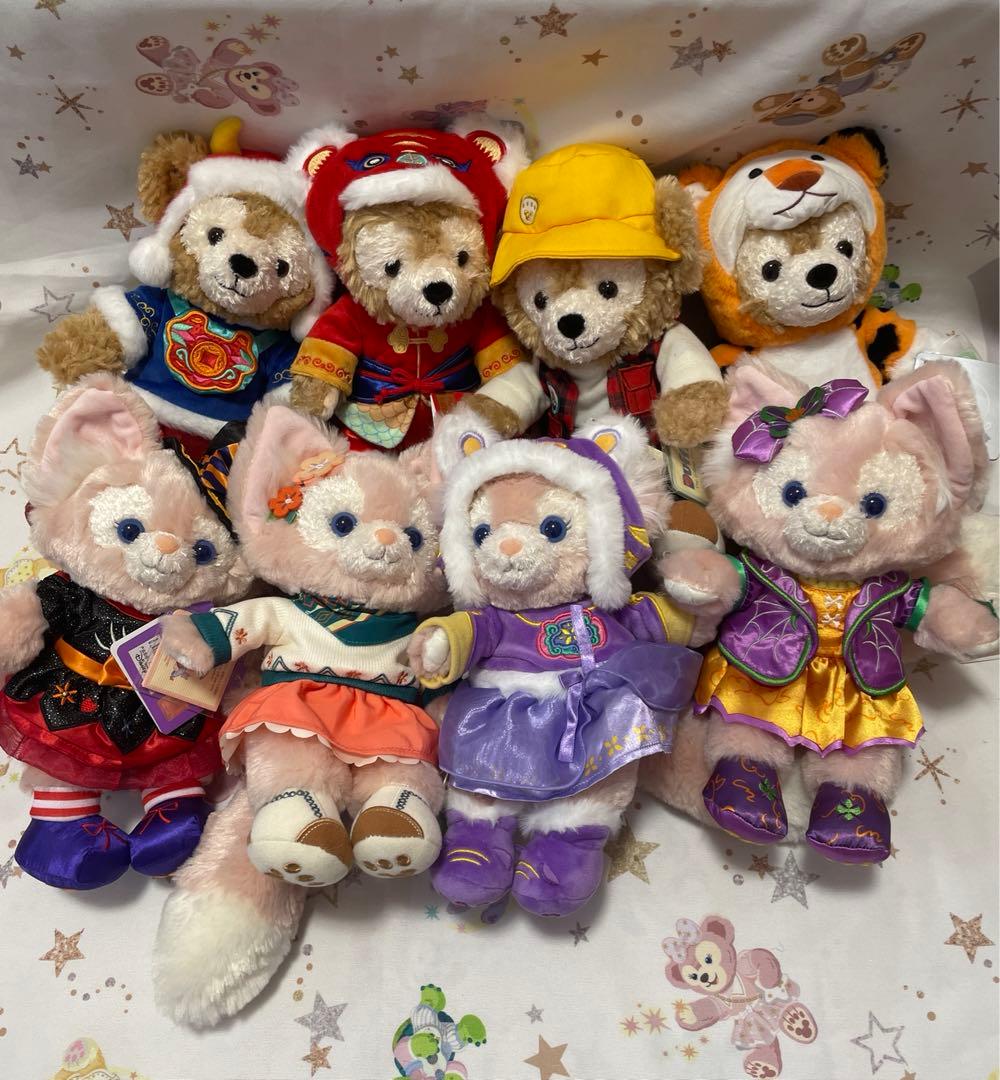 上海 香港ディズニー ぬいぐるみ ダッフィー リーナベル 旧正月