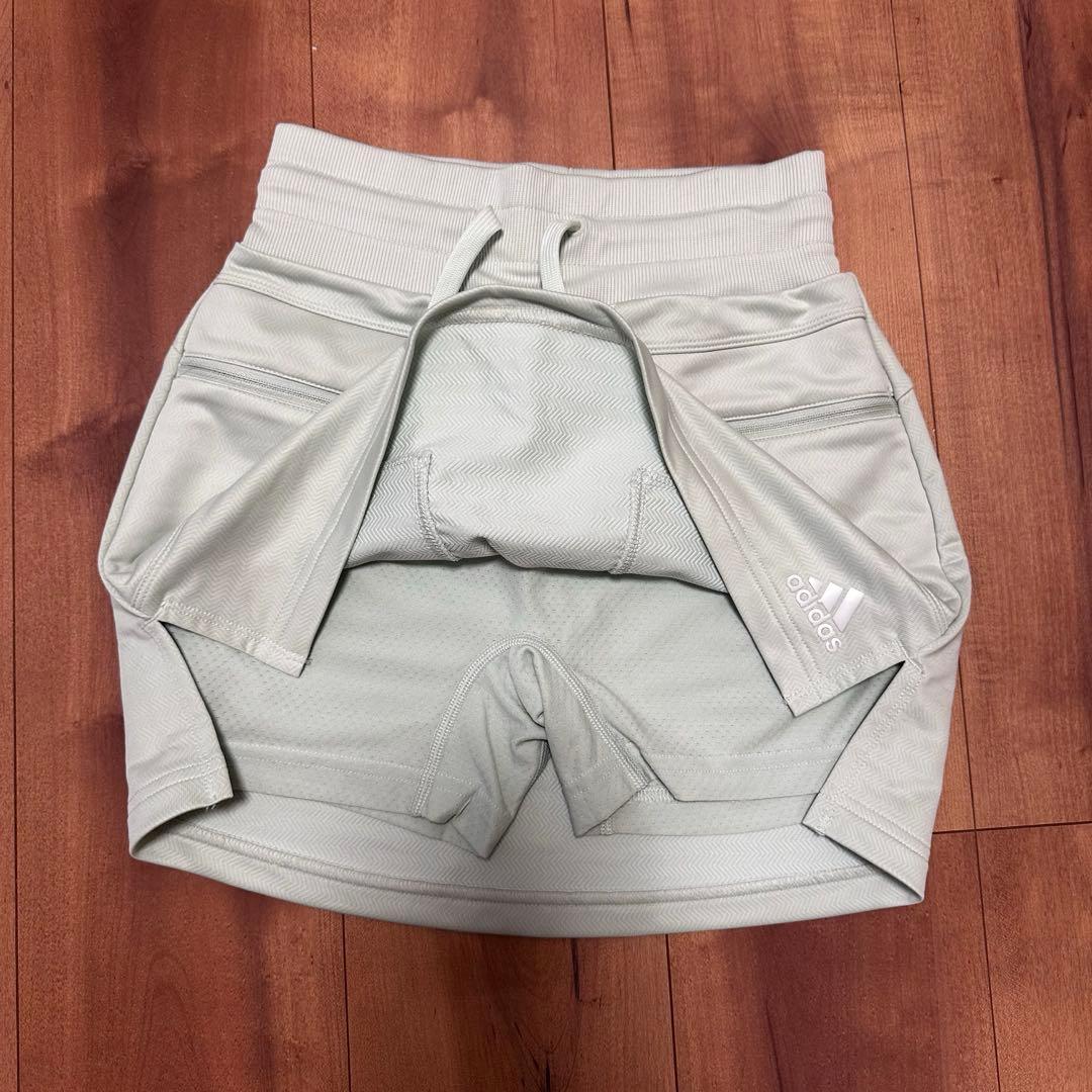 クロップド丈　長袖　フリース　ストレッチ　スカート　セットアップ　XS 秋冬