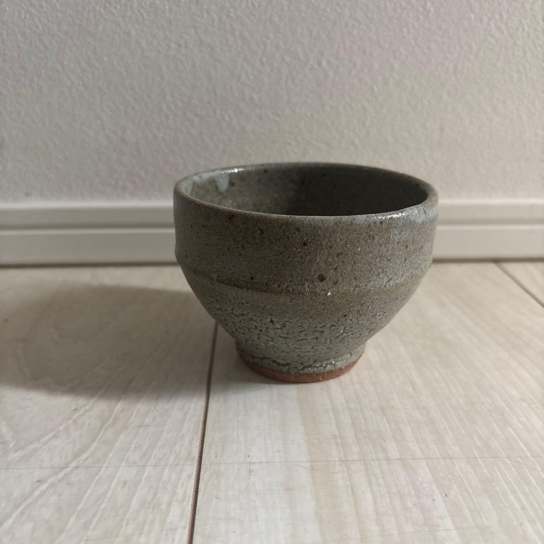 濱田庄司　胴紐茶碗 竹節高台③