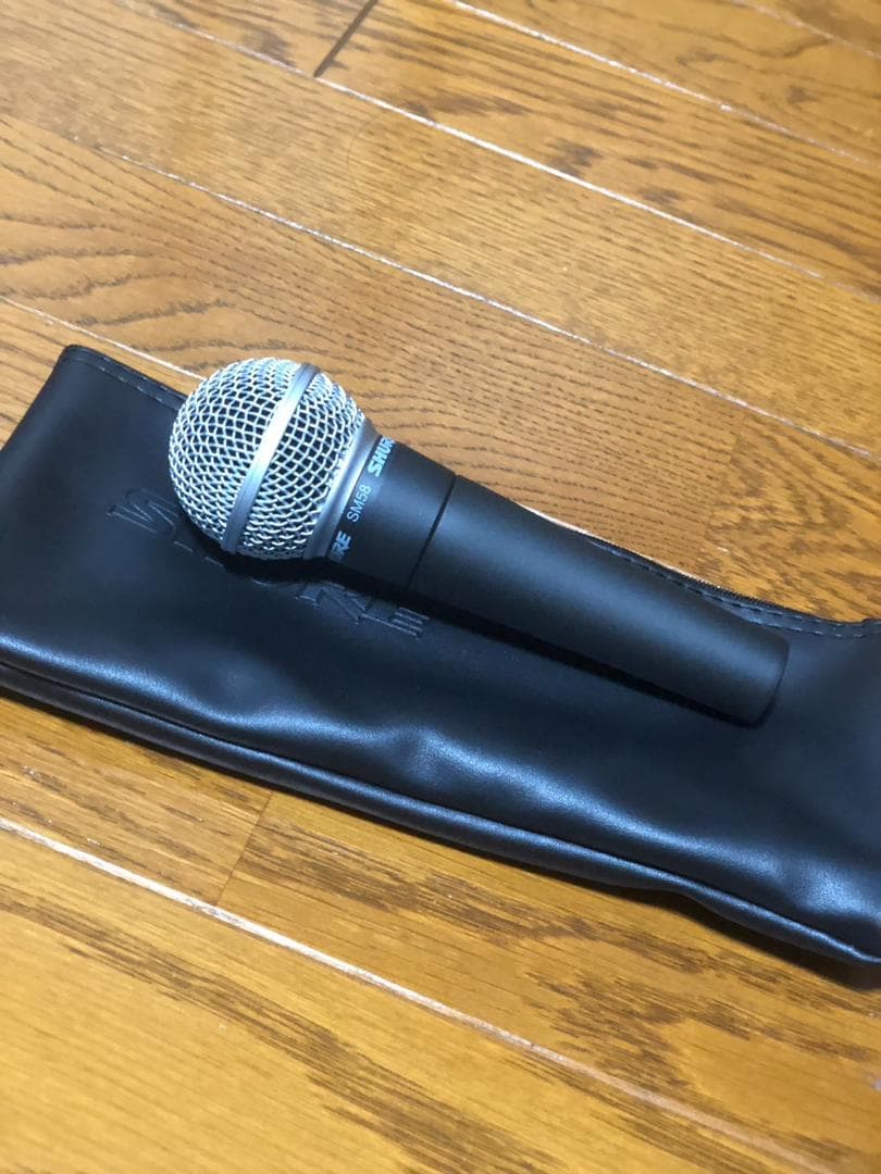 【動作確認済】SHURE SM58 ダイナミックマイク ケース付き
