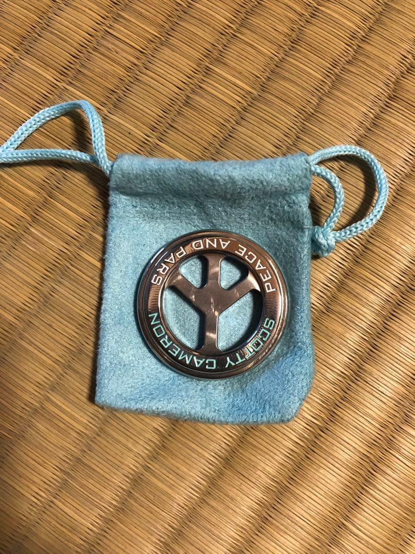 スコッティキャメロン　平和のシンボルマーカー フェルトポーチ付き