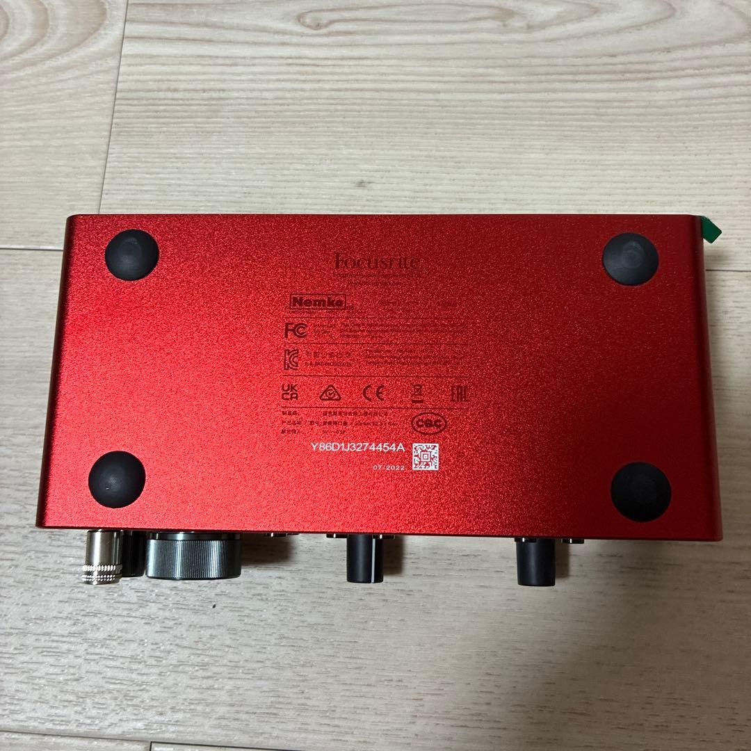 Focusrite オーディオインターフェイス