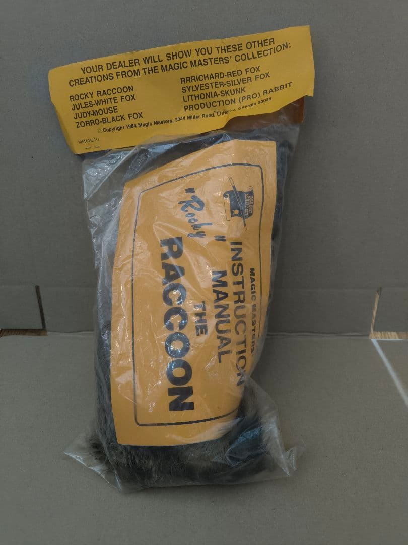 激レア 未開封品 ロッキーザラクーン マギー審司 ラッキーちゃん RACCOON