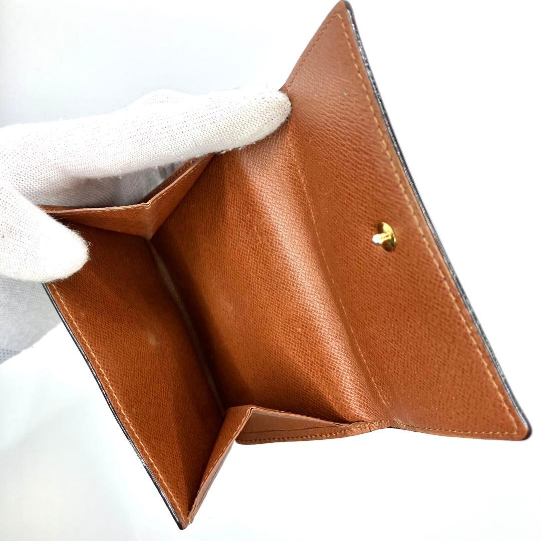 ルイヴィトン　ポルトモネビエカルトクレディ　三つ折り財布　折り財布　モノグラム