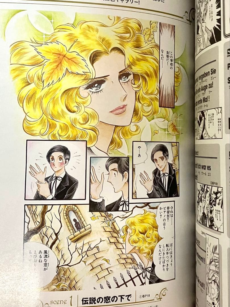 【初版】ベルサイユのばらイラスト全集　オルフェウスの窓大事典　池田理代子