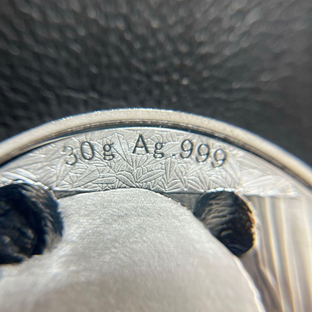 【2018年】パンダ銀貨　10元　カプセル付き②