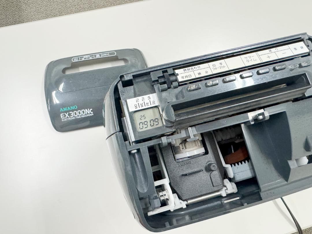 Amano EX3000Nc タイムレコーダー(黒)