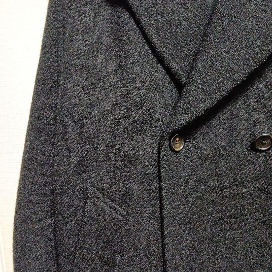 マーガレットハウエル　ハリスツイード　チェスターコート　黒　ロング