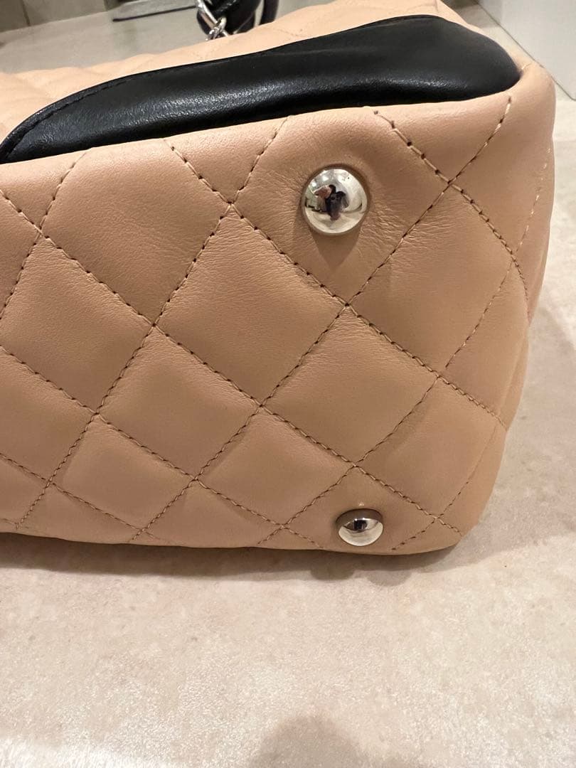 シャネル　カンボンライン　ボーリングバッグ　CHANEL