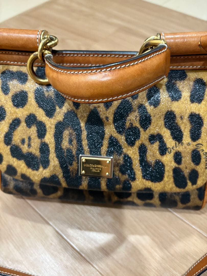 Dolce & Gabbana ヒョウ柄ショルダーバッグ