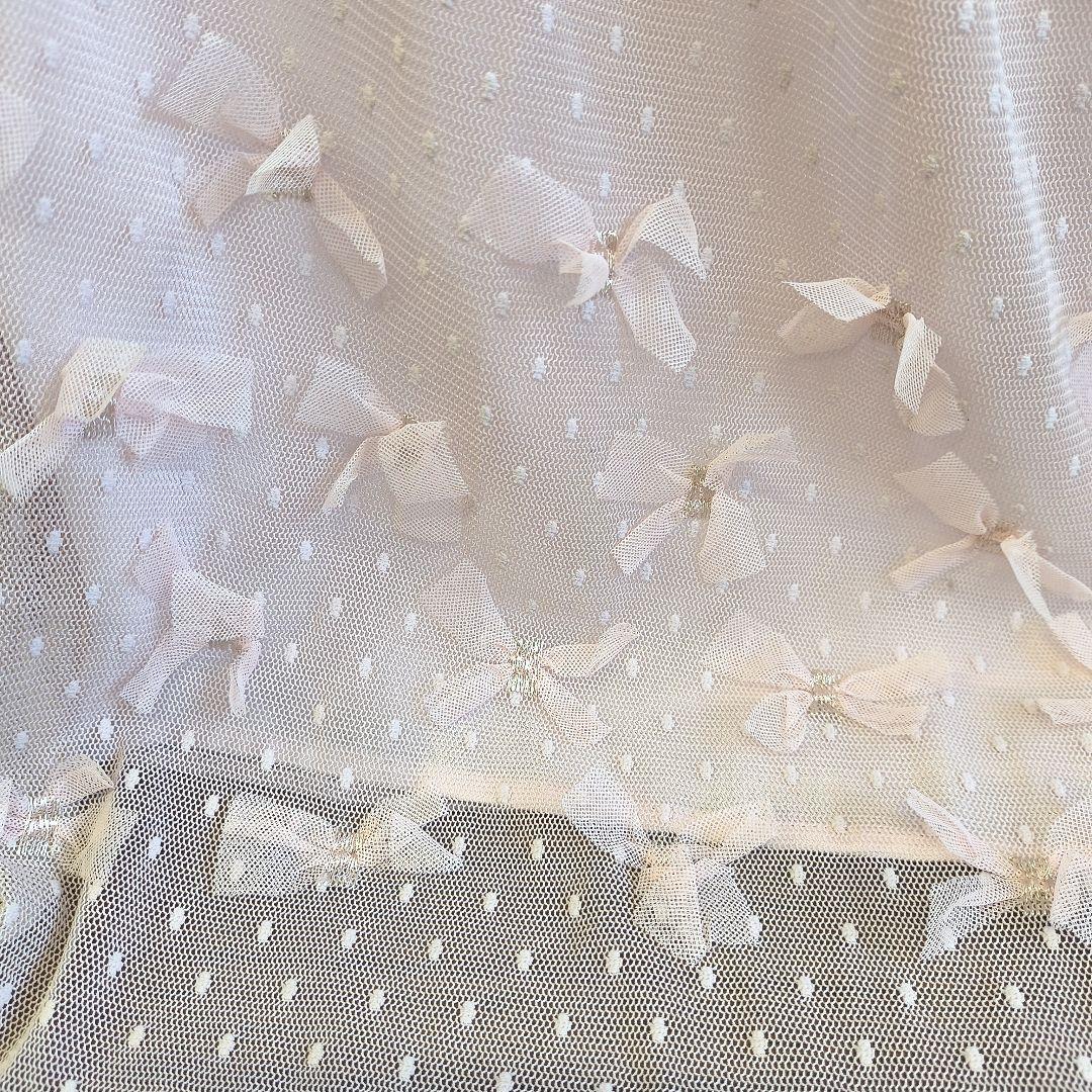 TO BE CHIC ピンク ドットスカート 44 タイムセール