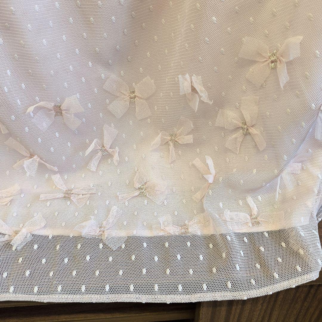 TO BE CHIC ピンク ドットスカート 44 タイムセール