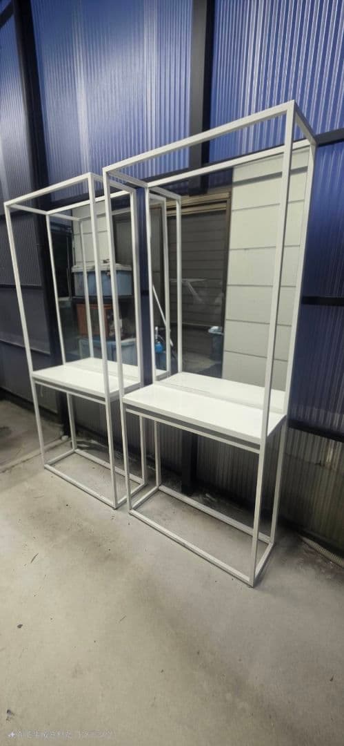 美容室　セット面　鏡 中古品　美品　引取希望　4台有