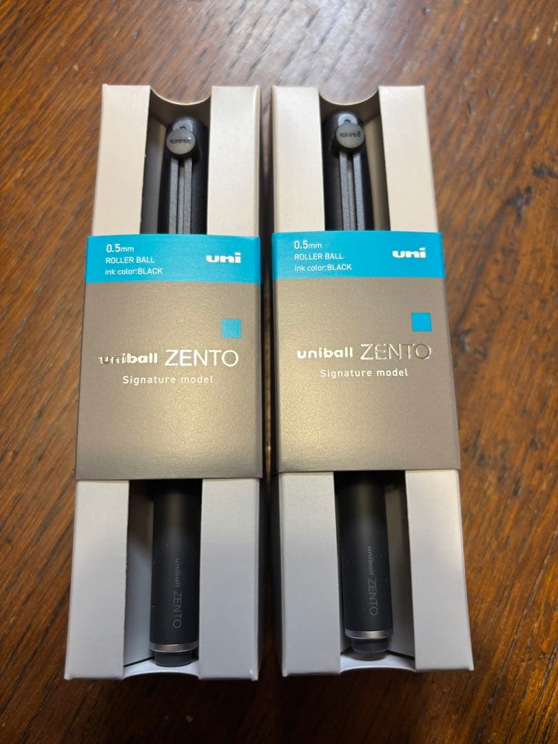 uniball ZENTO ユニボールゼント シグニチャー　0.5ブラック　2本