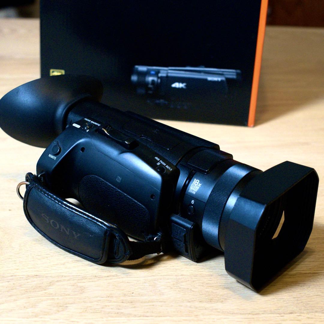 【絶版名機】SONY FDR-AX700 4K ZEISS +充電器セット