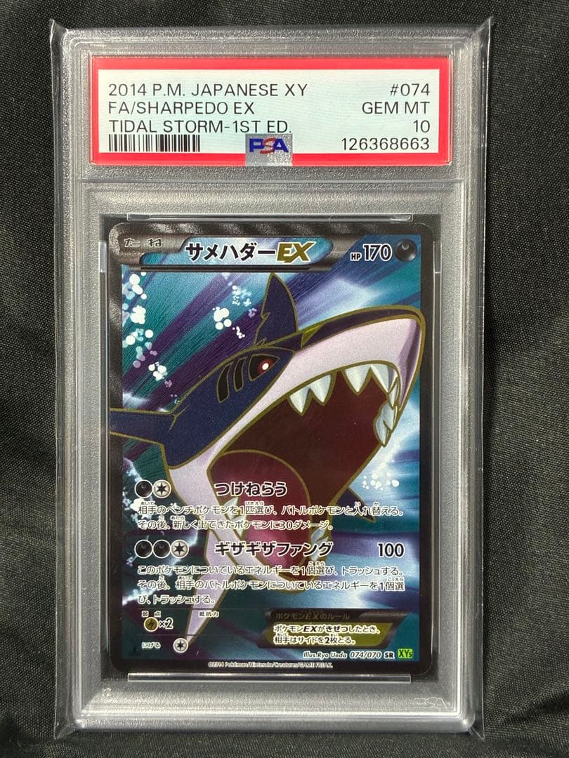 世界186枚 PSA10 サメハダーEX 2014 074 2
