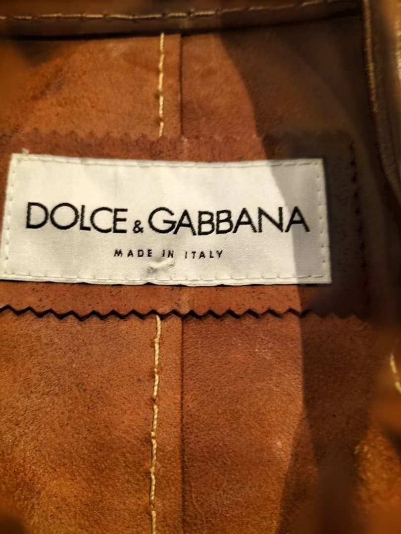 DOLCE&GABBANA　ドルチェアンドガッバーナ　レザーベスト　S〜M相当