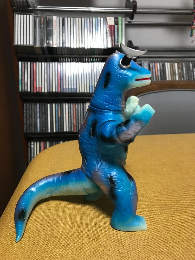 ブルマァク 蓄光 エレキング 復刻 ソフビ ウルトラセブン 昭和レトロ マルサン