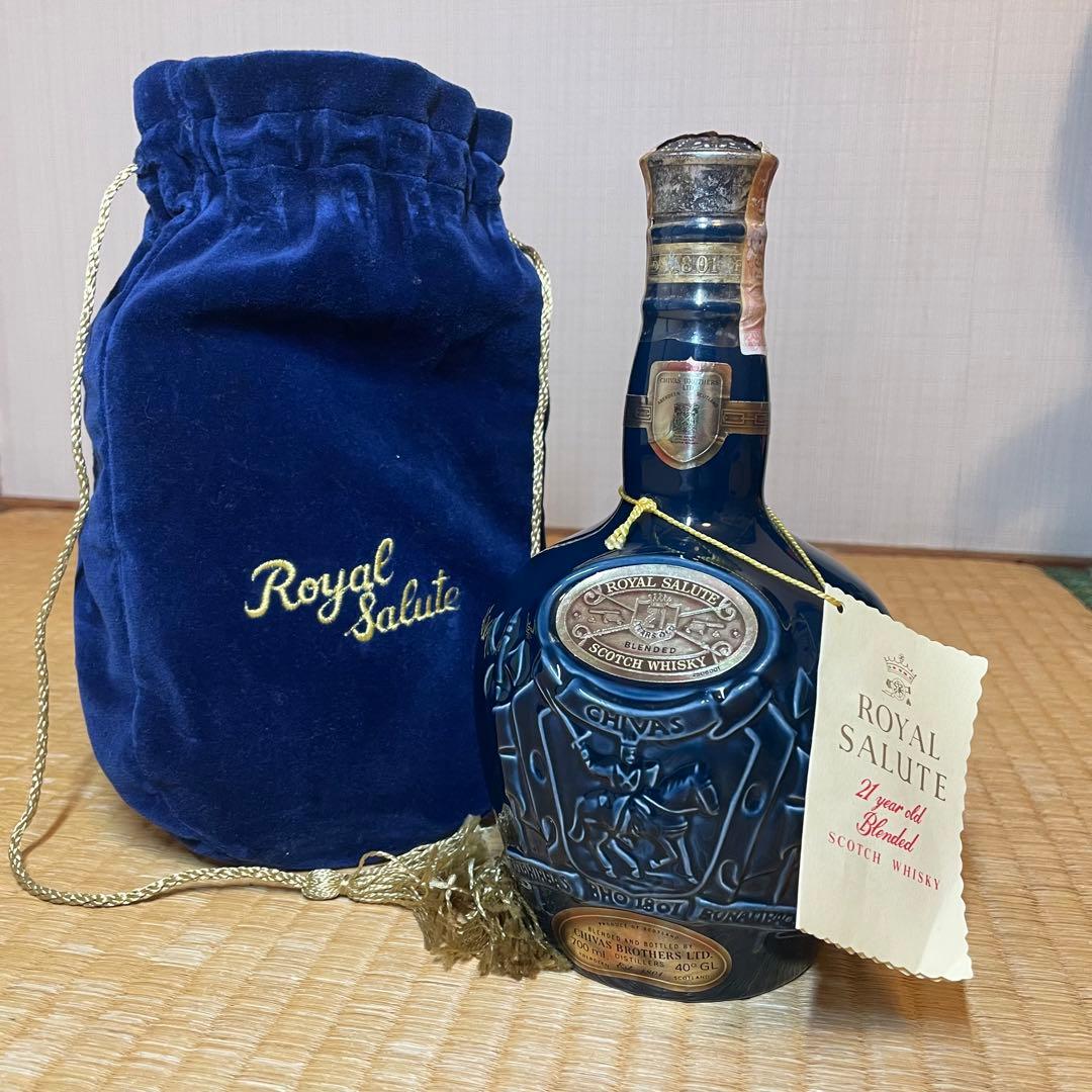 【希少】 Salute 21年 古酒 Spode陶器ボトル