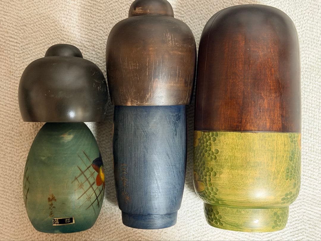 こけし　3体セット　吉田多加志