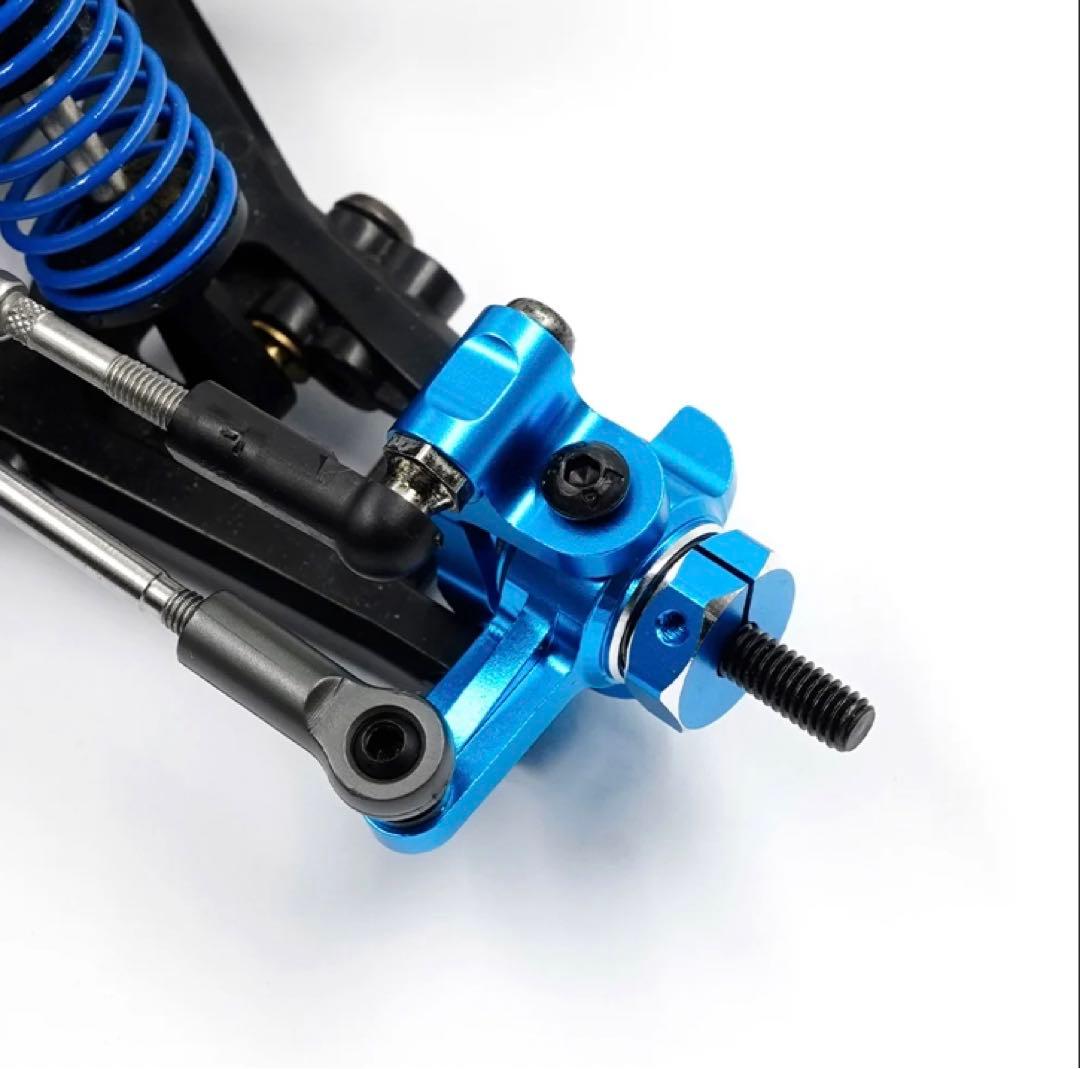 Yeah Ra タミヤ　dt02 dt03アルミステアリング　ナックル　ハブ