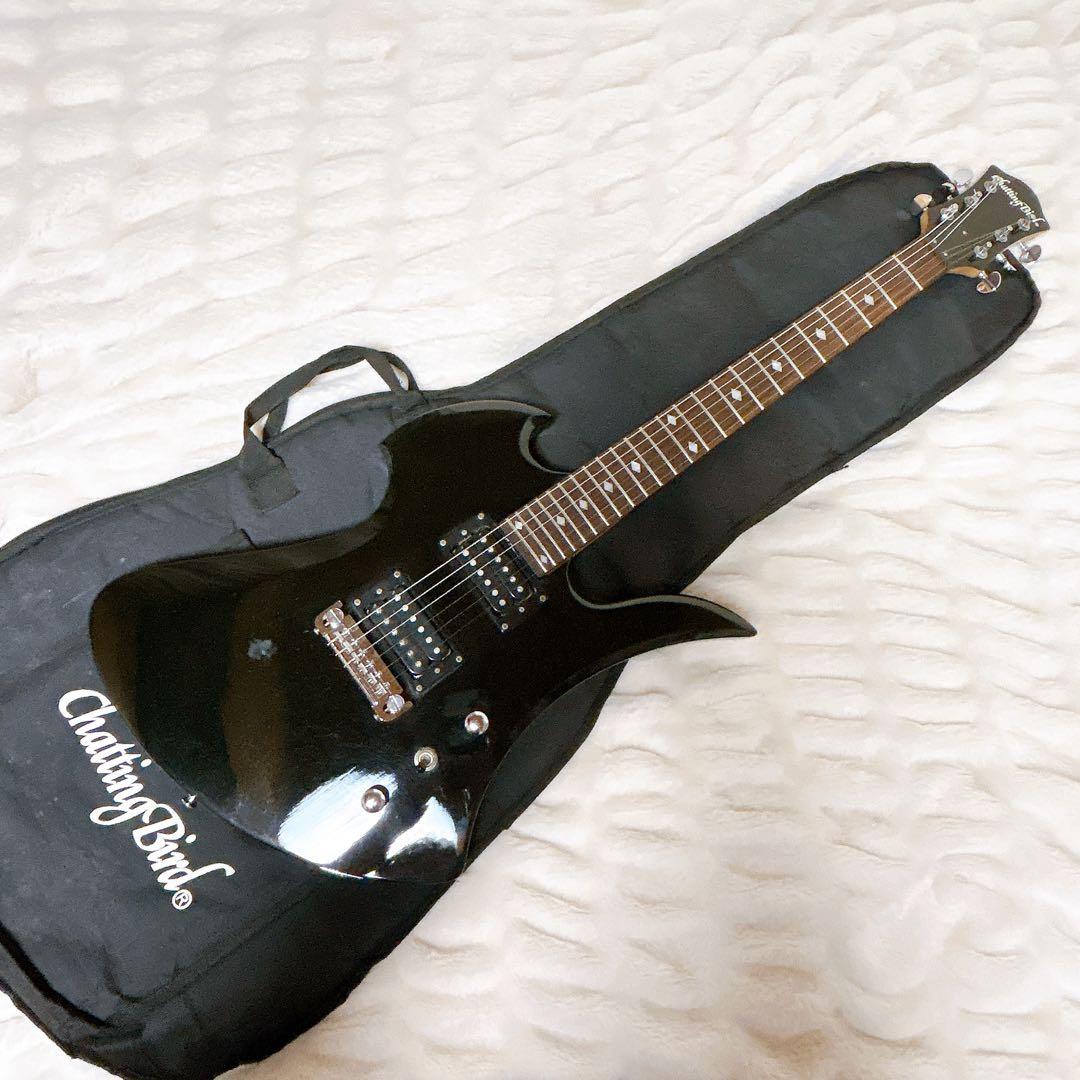 Chatting Bird モッキンバード ブラック 変形ギター エレキギター