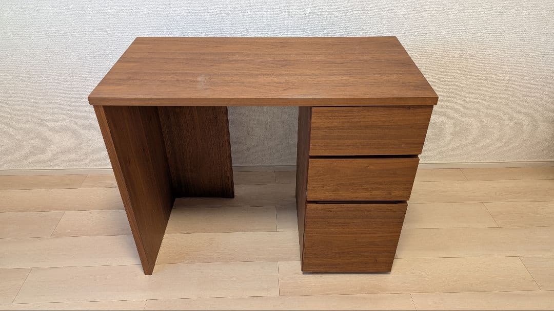 【ACTUS】MEZZO 2 デスク　幅90cm　ウォールナット