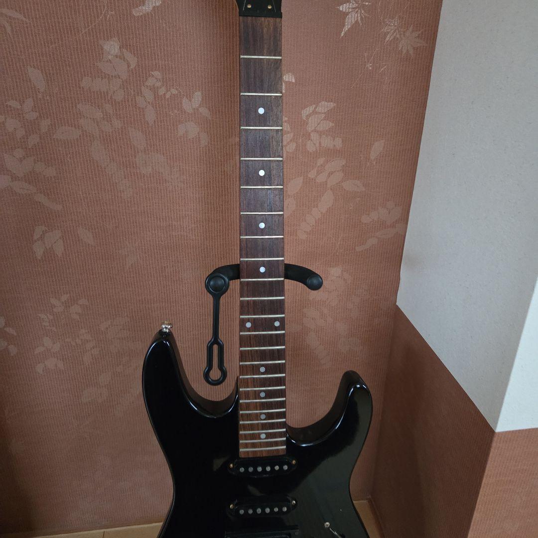 Tokaiブラックエレキギタージャンク品